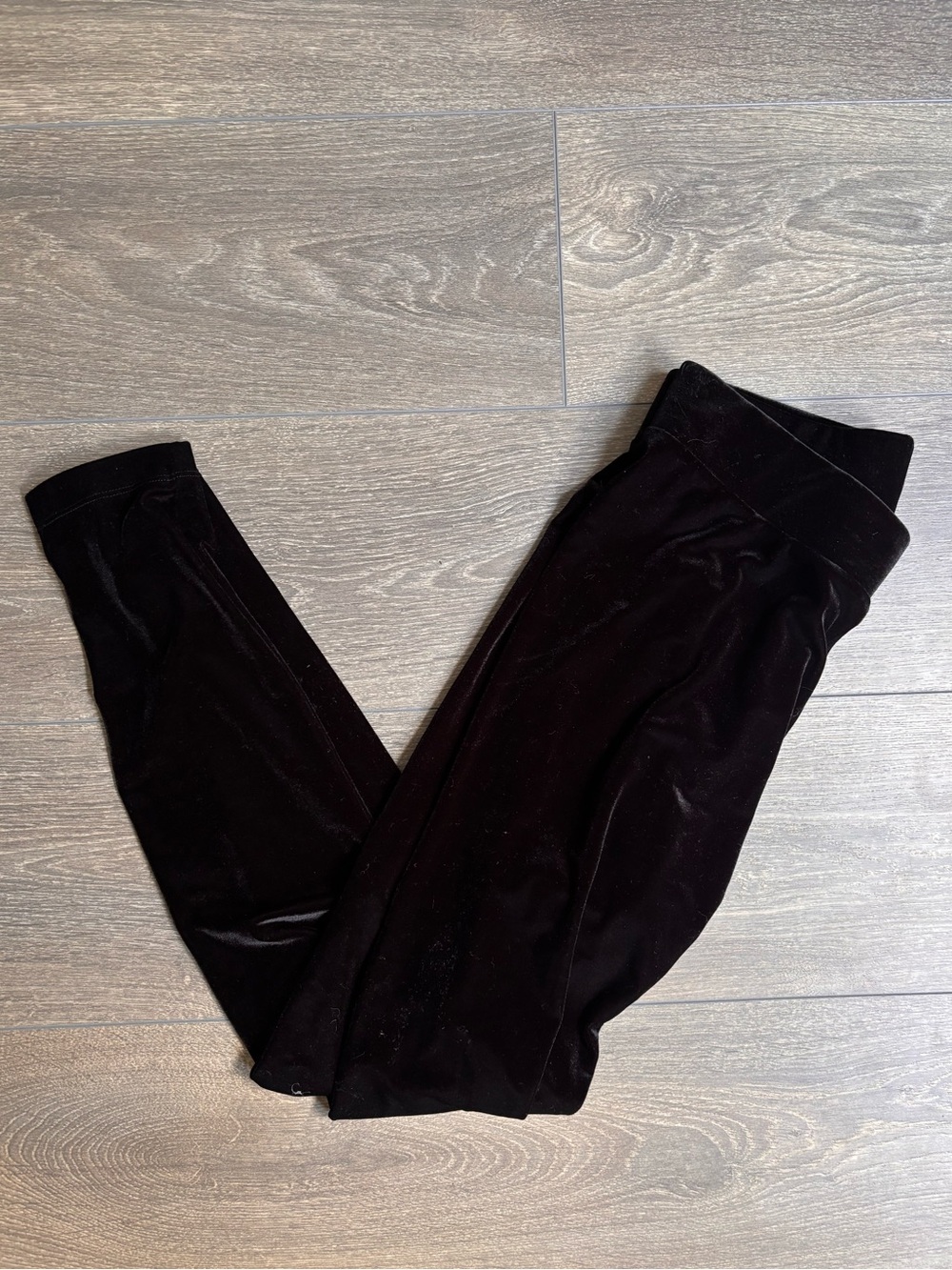 Old Navy Black Velvet Leggings